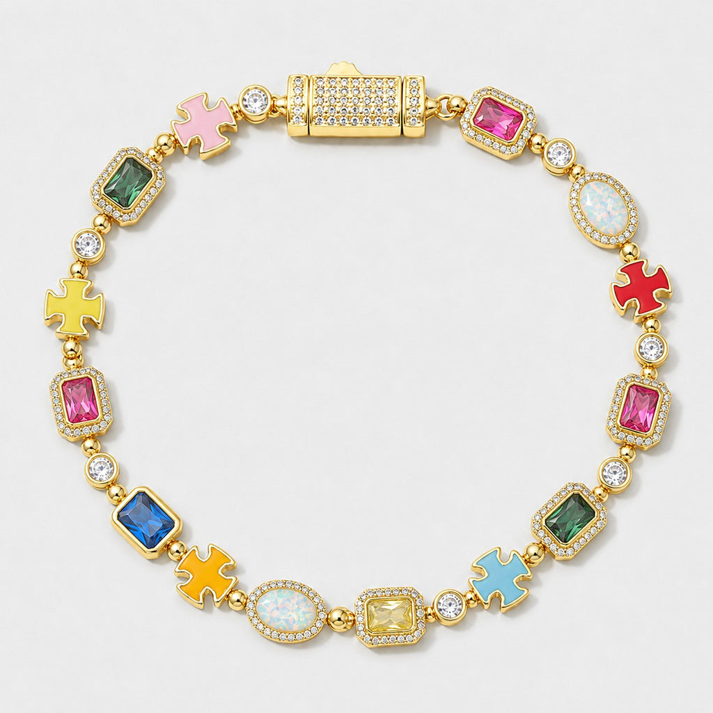Croix Gemstone Armband