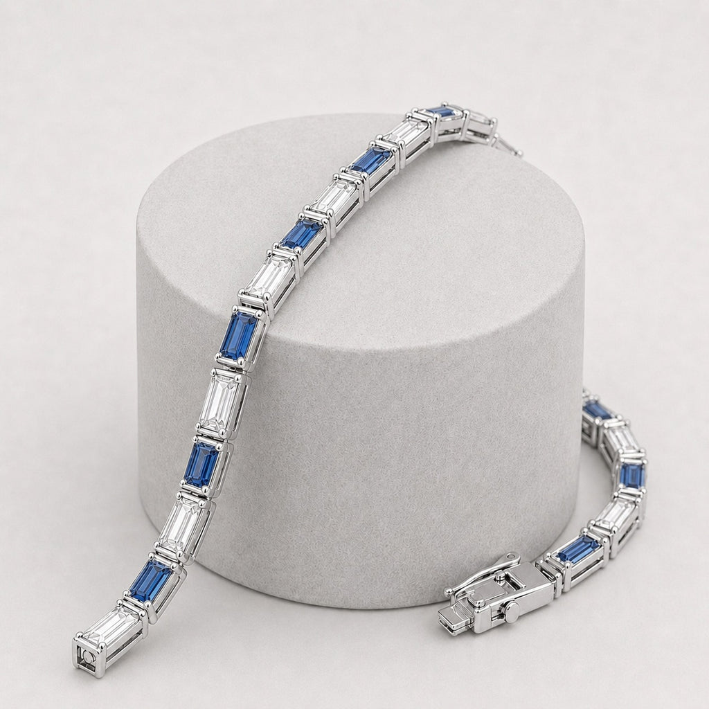 Tennis Baguette Bleu